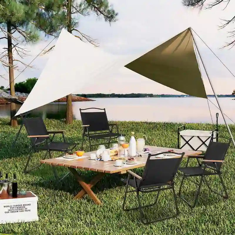 Portable Camping Chair, Lightweight Foldable Lawn Chair, Ultralight Backpacking Chair for Outdoor Camp, Hiking, Sport, Travel,