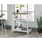 Kitchen Island Baltic Oak/white