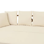 Outdoor Daybed Acacia Wood, Water-Resistant Cushions by Christopher Knight Home