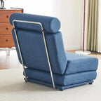 Single Sofa Chair Foldable Single Sofa Bed with Pillow
