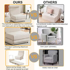 Single Sofa Chair Foldable Single Sofa Bed with Pillow