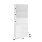 Modular Buffet and Display Cabinet - Modular Design in Pristine White