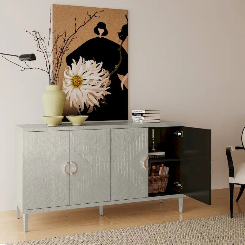 4-Door Storage Cabinet