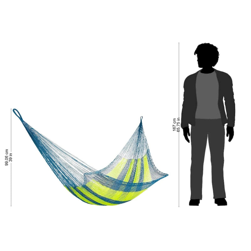 NOVICA Hammock, 'Neptune' - Single (Mexico)