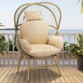 Egg chair with cushion