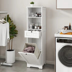 One-Drawer Tilt-Out Laundry Sorter Cabinet