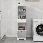 One-Drawer Tilt-Out Laundry Sorter Cabinet