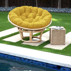Sorra Home Sunbrella Outdoor Papasan Cushion - 44 in W x 44 in W x 4 in H