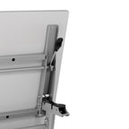 Commercial Nesting Flip Training Table with Steel Frame and Y-Legs - 23.5W x 60D x 30H