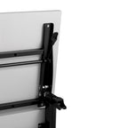 Commercial Nesting Flip Training Table with Steel Frame and Y-Legs - 23.5W x 60D x 30H