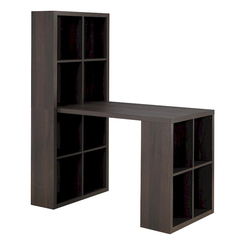 48 Desk and Dual Bookcase