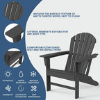 Highdun Recycle Plastic Adirondack Chair