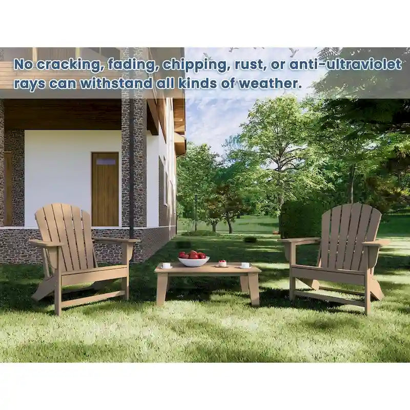 Highdun Recycle Plastic Adirondack Chair
