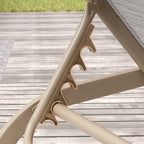 VredHom Outdoor Adjustable Chaise Lounge Chairs with Wheels - 43.2 in D * 12 in H * 21.9 in W
