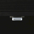 Moasis Kitchen Island Drop Leaf Double Tilt Out Trash Cabinet with Power Outlet & Wheels