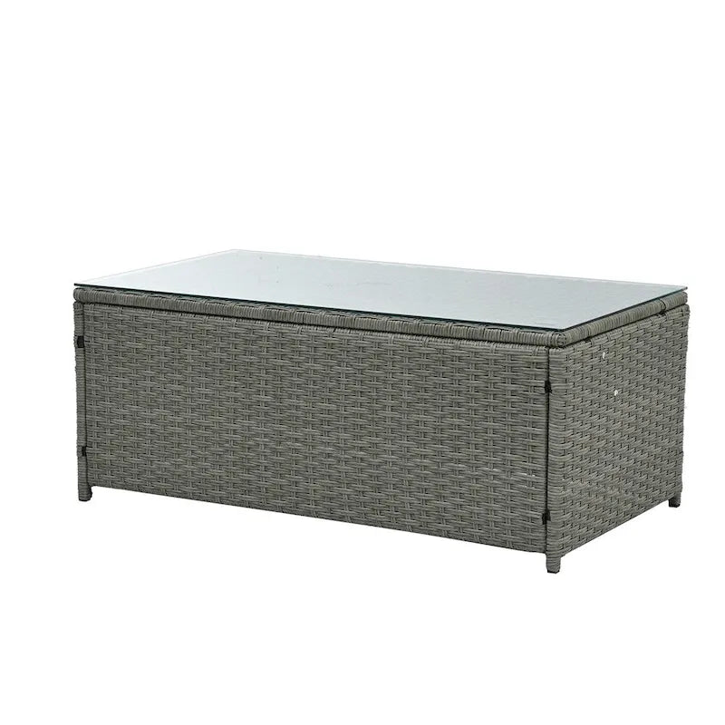 5 Set Wicker Furniture,Patio Furniture,Seasonal PE Wicker Furniture