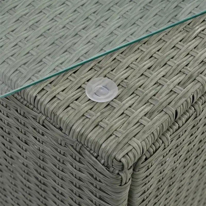 5 Set Wicker Furniture,Patio Furniture,Seasonal PE Wicker Furniture