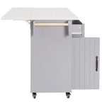 Kitchen Island with Trash Can Storage Cabinet