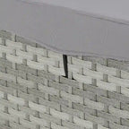 Outdoor Patio Chaise Lounge Chair,Lying in bed with PE Rattan and Steel Frame, PE Wickers