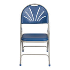Hampden Furnishings Lusitano Collection Fan Back Folding Chair, Pack of 4