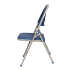 Hampden Furnishings Lusitano Collection Fan Back Folding Chair, Pack of 4