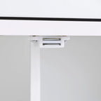 Rolling Kitchen Island with Divider and Internal Storage Rack