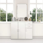 33 Sideboard Buffet Cabinet with Storage, Spacious Table Top, Large Drawers, and Adjustable Shelf - Kitchen Organizer & Storage