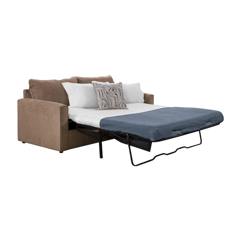 Delilah Model 8-040M-A441V2 Sleeper Sofa with 2 Throw Pillows