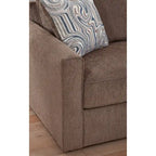 Delilah Model 8-040M-A441V2 Sleeper Sofa with 2 Throw Pillows