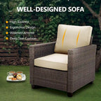 9 - Person Outdoor Seating Group with Cushions