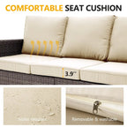 9 - Person Outdoor Seating Group with Cushions