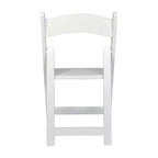 Commercial Grade Solid Wood Portable Folding Dining Chair - 17.5W x 18D x 31.25H
