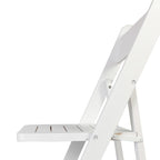Commercial Grade Solid Wood Portable Folding Dining Chair - 17.5W x 18D x 31.25H