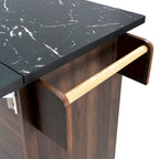 43.8W Kitchen Island with Trash Can Storage Cabinet - N/A