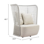 Hudu Accent Chair Beige